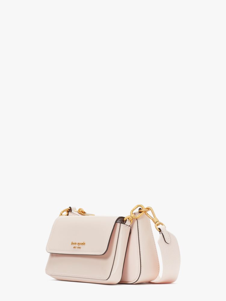Kate Spade,Morgan Patent Leather Double Up Crossbody,
