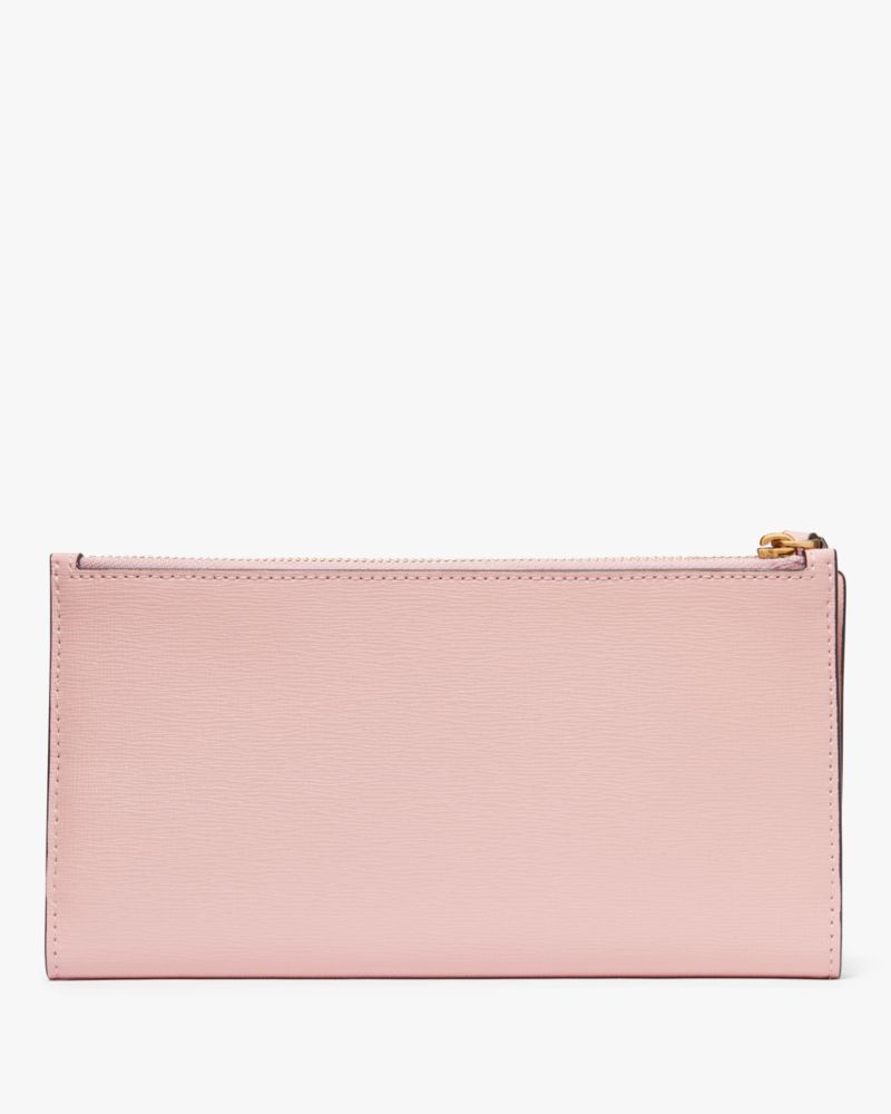 Kate Spade,Morgan Continental Wristlet,Evening,Pink Dune