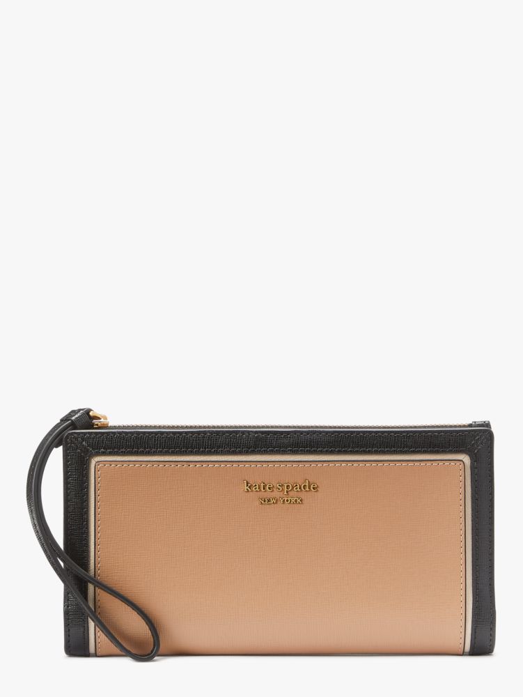 Kate Spade,Morgan Colorblocked Continental Wristlet,