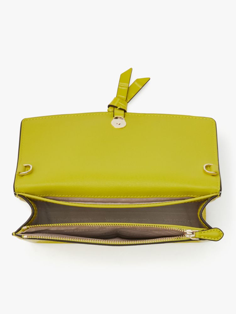 Kate Spade,Knott Croc-embossed Flap Crossbody,