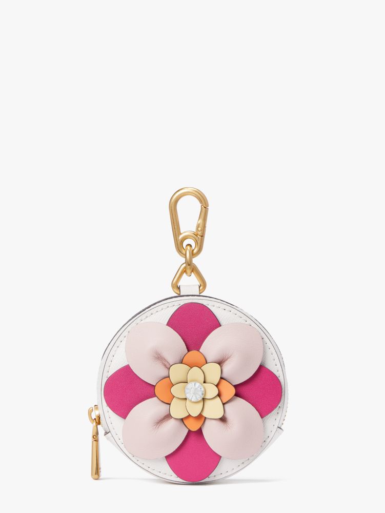 Kate Spade,イン ブルーム フラワー コイン パース,全てのアウトレット,クリームマルチ