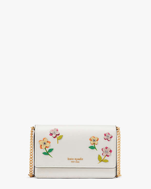 In Bloom Flower Flap Chain Wallet | Kate Spade New York