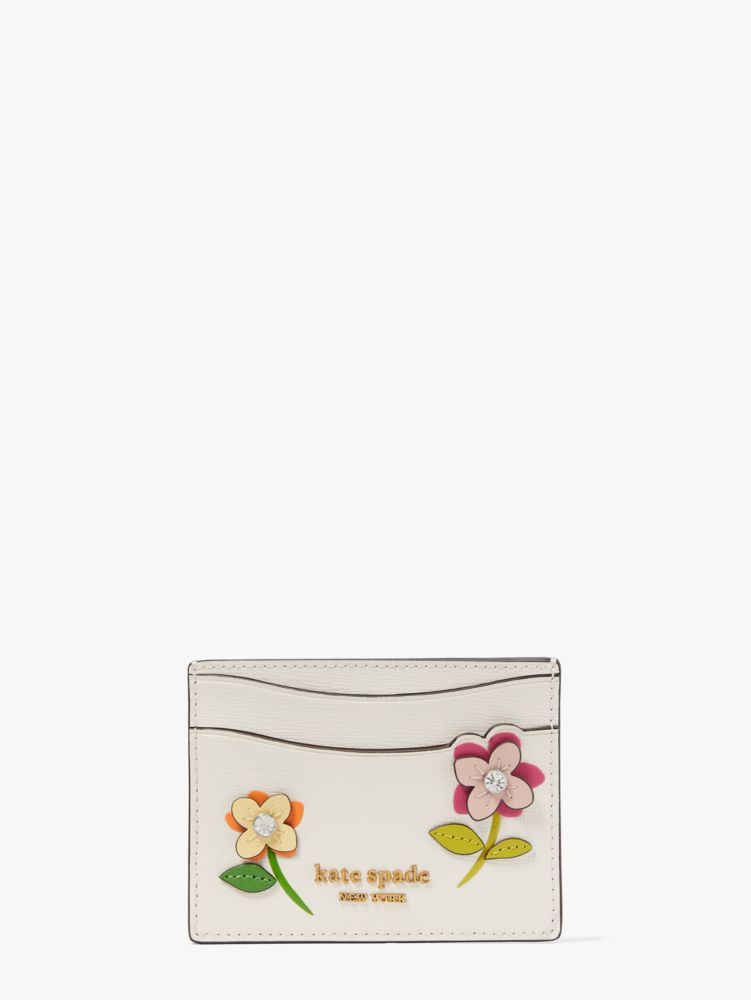 Kate Spade,In Bloom Flower Cardholder,