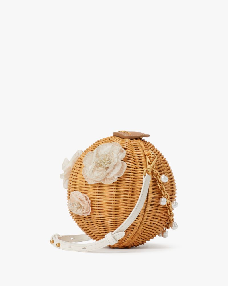 Bridal Wicker Bouquet Lantern Crossbody