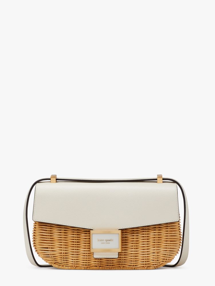 Kate spade best sale straw crossbody bag