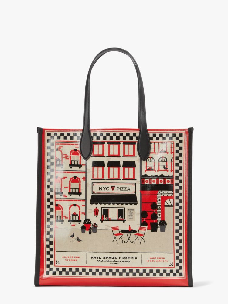 Large Park Dot Canvas Tote