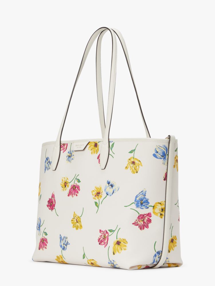 Kate spade new york Dragonflies and Tulips Canvas Book Tote Bag