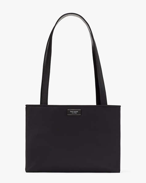 Kate Spade,Sam Icon KSNYL Nylon Medium Shoulder Bag,Black