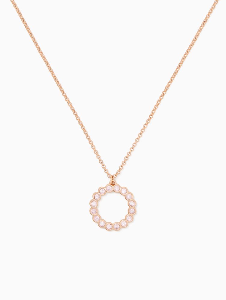 Kate Spade,Full Circle Mini Pendant Necklace,