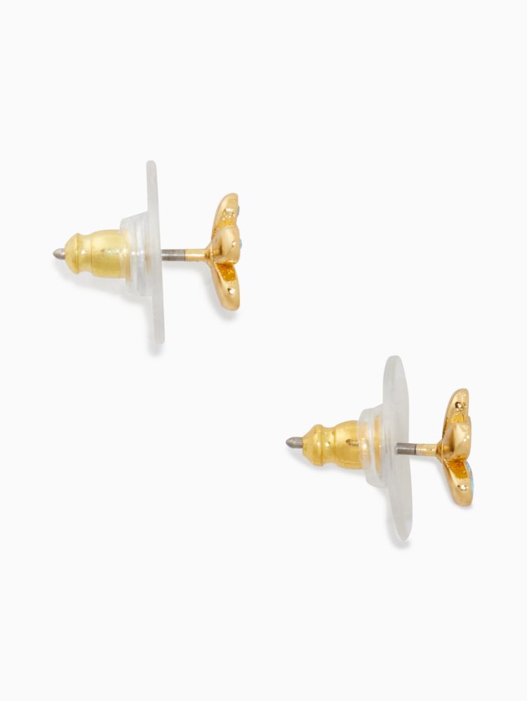 Kate Spade,Gleaming Gardenia Flower Studs,