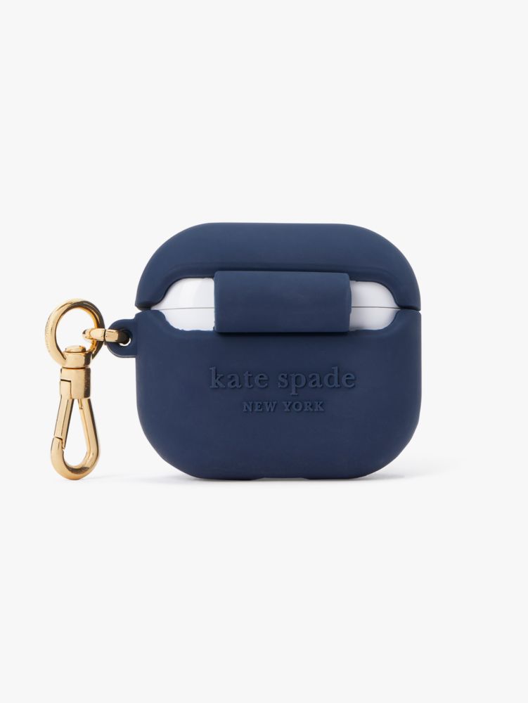 Kate Spade,フラワーズ アンド シャワーズ エアーポッズ ケース,テック,ブレザーブルーマルチ