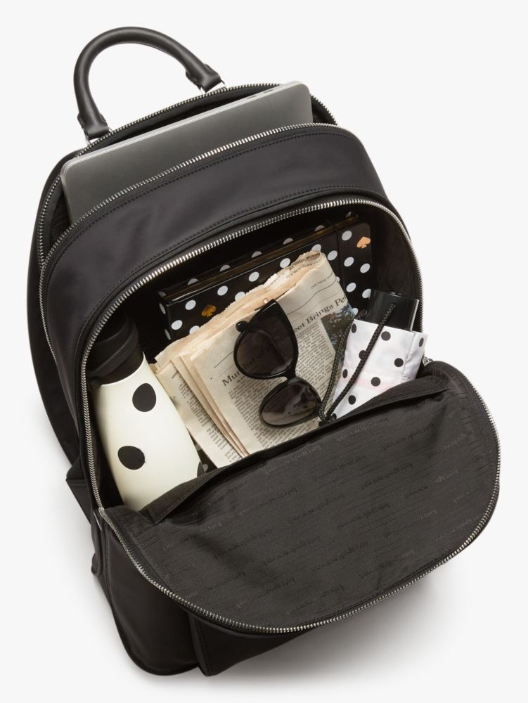 Kate Spade New York Nylon City Black Backpack PXRUB190001 - Bags