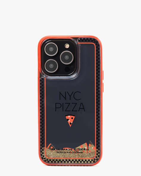 Kate Spade,New York Pizza Box iPhone 14 Pro Case,Multi