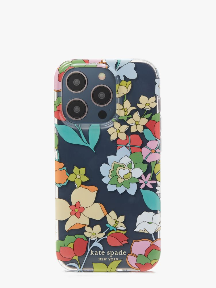 Kate Spade,flowerbed iphone 14 pro case,Multi