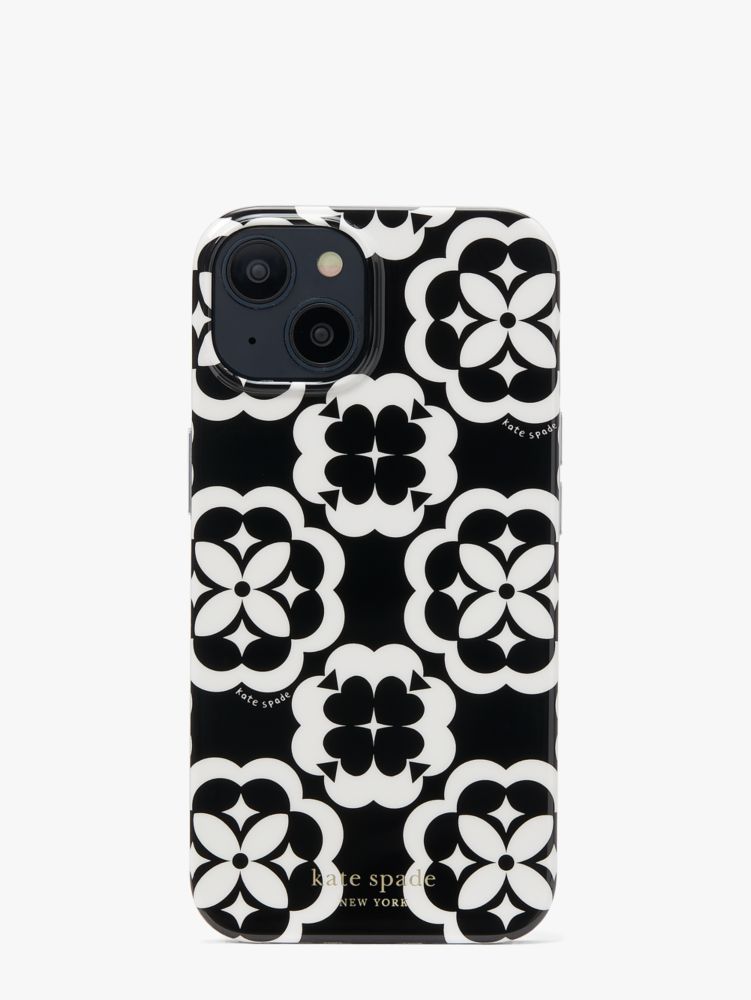 Spade Flower Monogram Iphone 14 Case, , Product