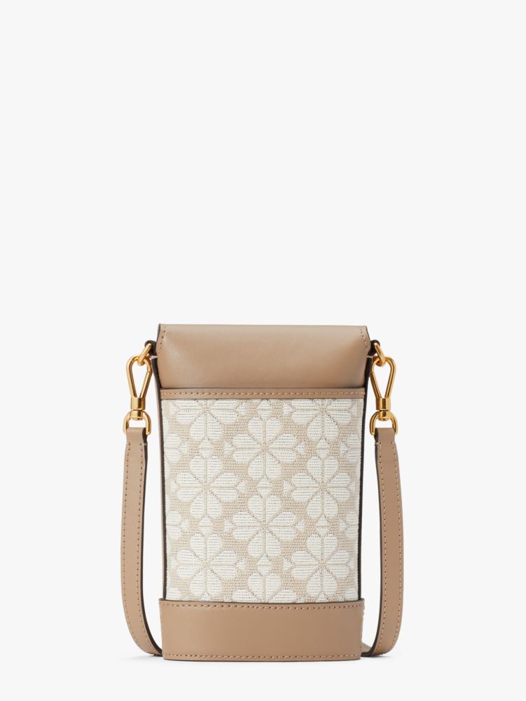 Kate Spade,スペードフラワー ジャカード ノース サウス クロスボディ,テック,