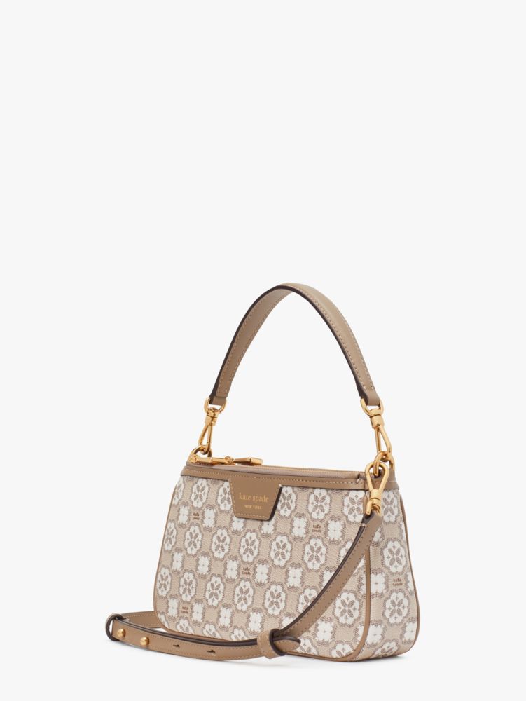 Spade Flower Monogram East West Crossbody, , Product