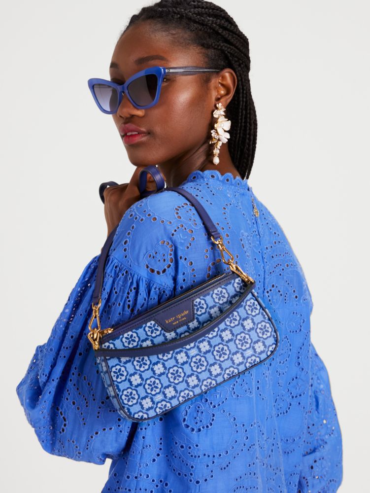 Spade Flower Monogram East West Crossbody, Outerspace Multi, Product