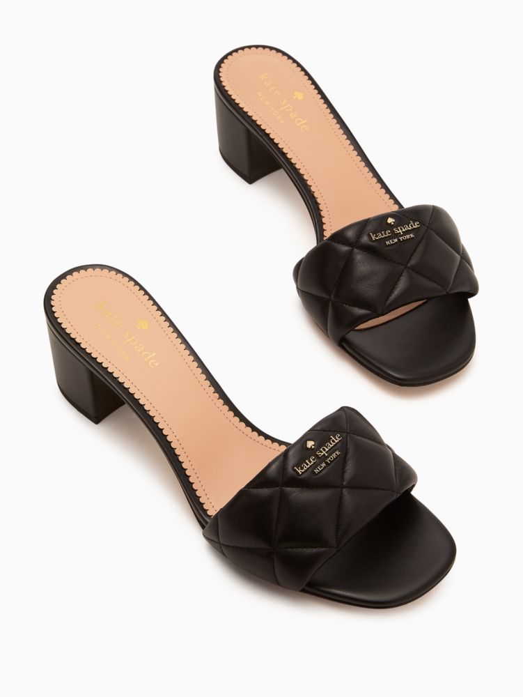 Kate Spade,pillow mid sandals,Black