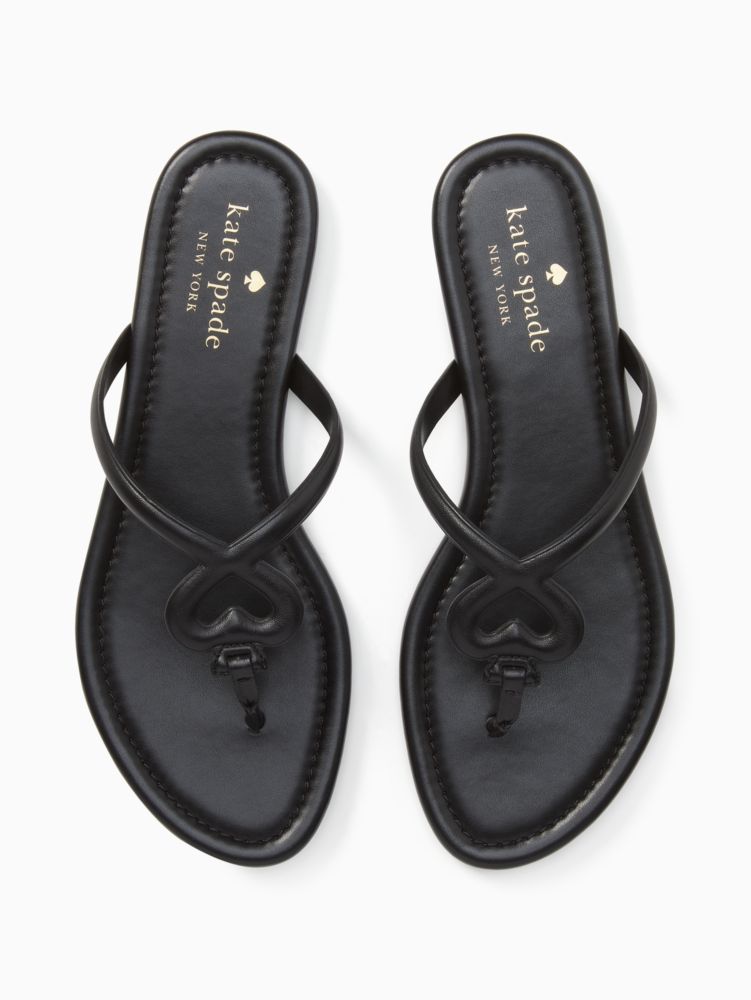 Kate Spade,pamela sandals,Black