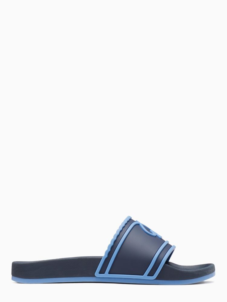 Kate Spade,brigitte pool slide,Blazer Blue/Deep Cornflower