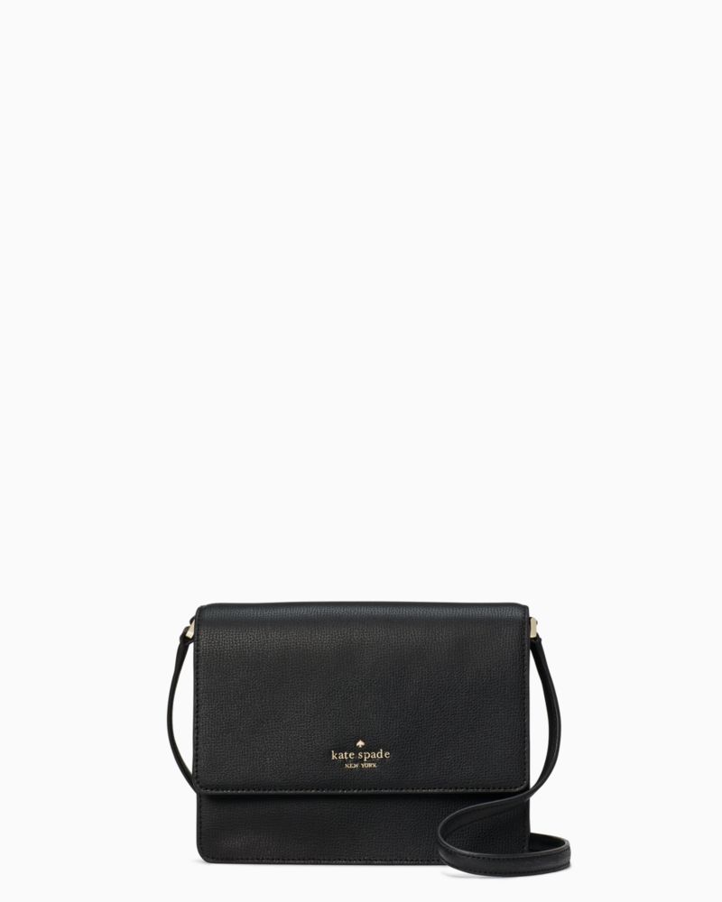 Kate Spade Kristi Flap Crossbody Bag (Black, Pink, Cream) $59 + Free  Shipping