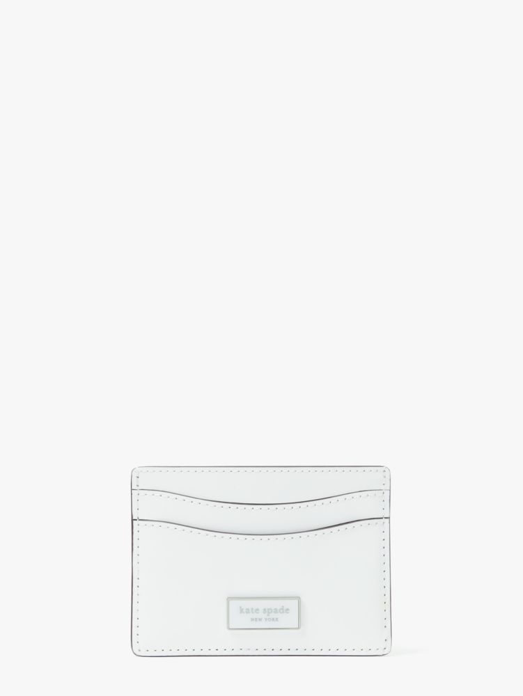 Kate Spade,Sam Icon Leather Cardholder,True White