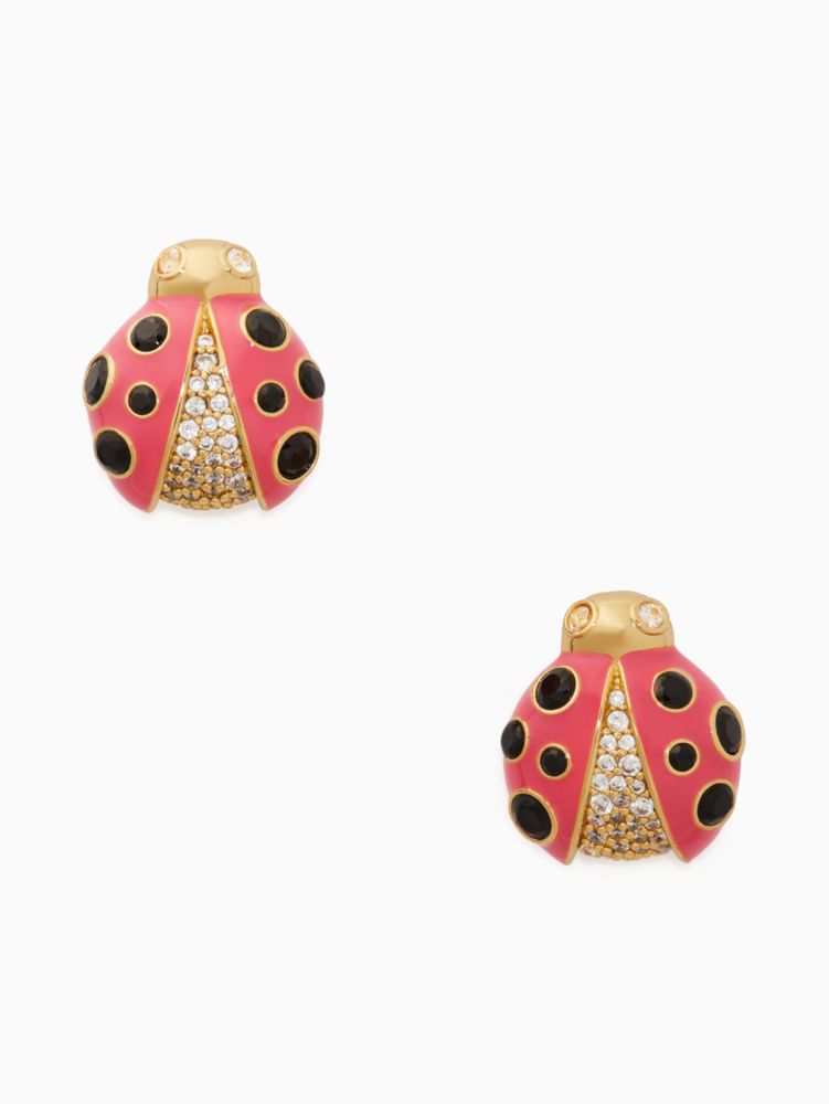 Kate Spade,ladybug studs,