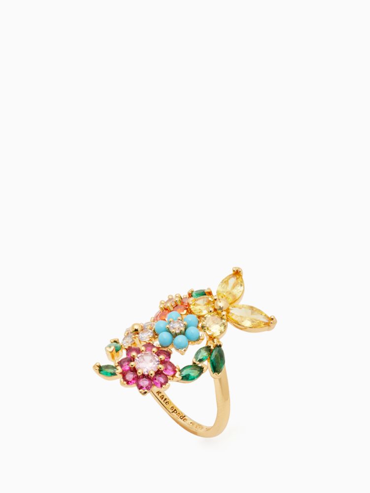 Kate Spade,new bloom flower ring,