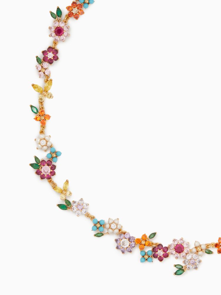 Kate Spade,New Bloom Flower Necklace,