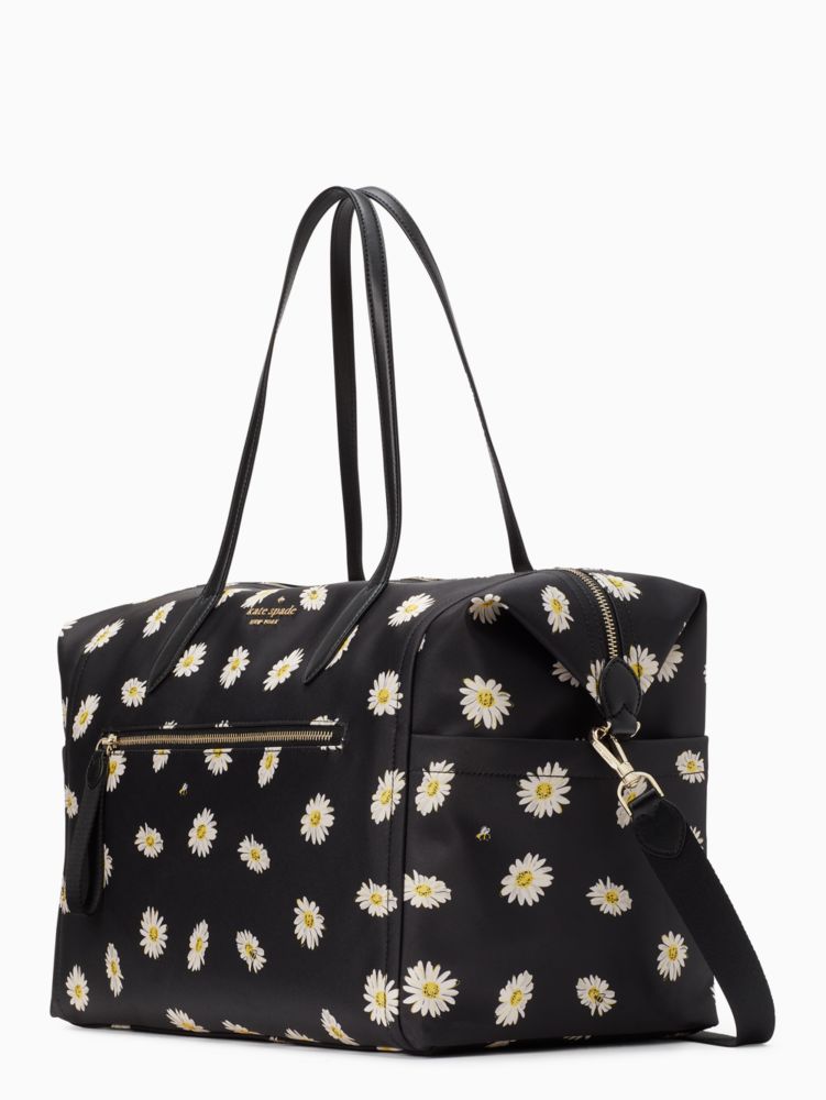 KATE SPADE CHELSEA THE LITTLE BETTER FLORAL PRINT WEEKENDER NYLON TOTE NWT  $399