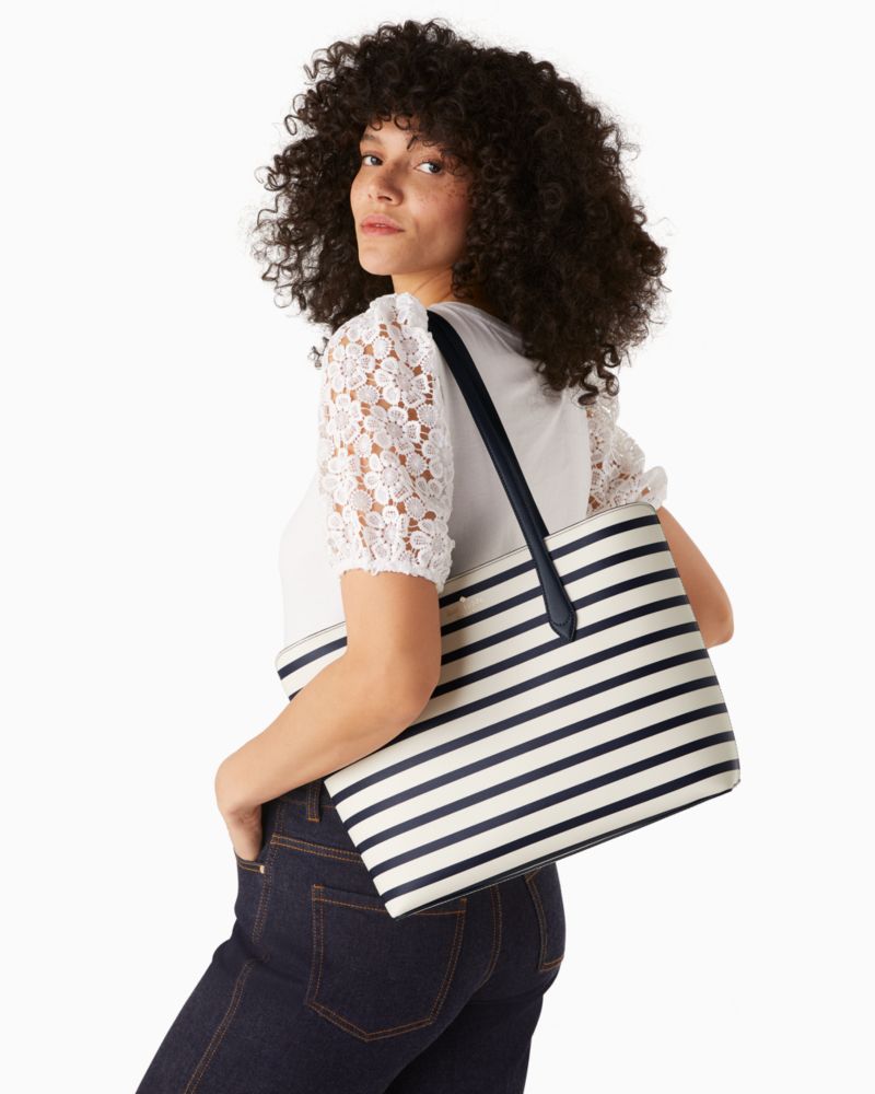 Kate Spade,Marlee Tote,Parisian Navy Multi