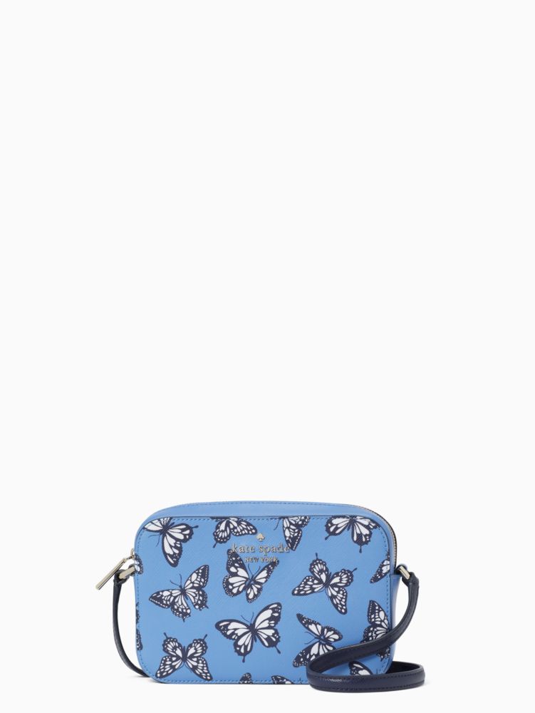 Staci Butterfly Sky Printed Mini Camera Bag | Kate Spade Outlet