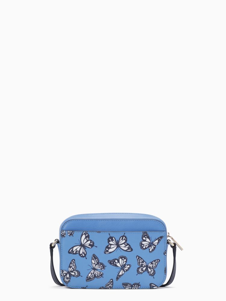 Kate Spade,Staci Butterfly Sky Printed Mini Camera Bag,