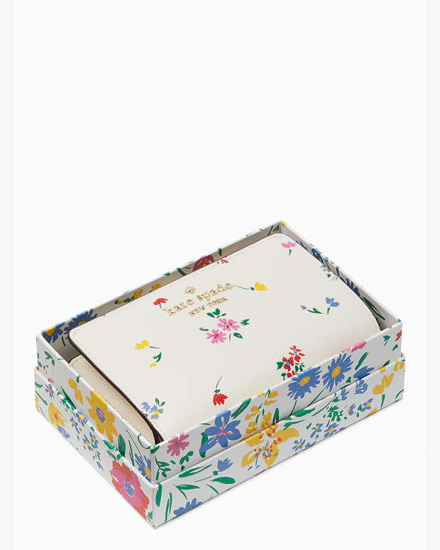 Staci Garden Bouquet Boxed Medium Compartment Wallet | Kate Spade