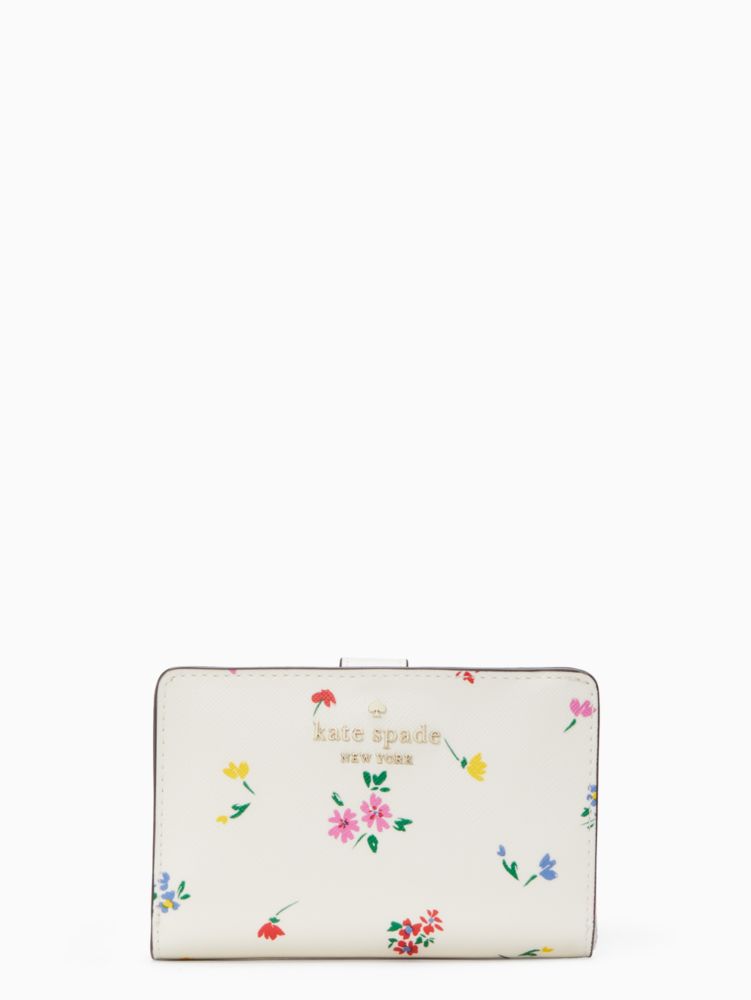 Staci Garden Bouquet Boxed Medium Compartment Wallet | Kate Spade