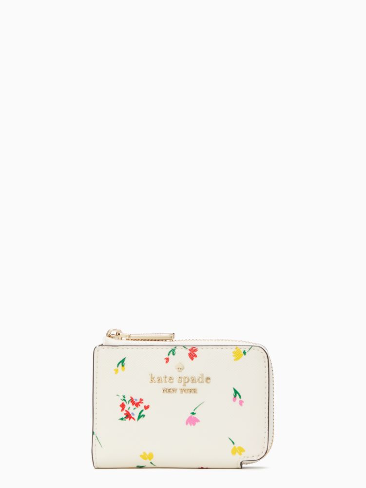 Kate Spade,ステイシー ガーデン ブーケ ディッツィー プリント キー ホルダー,財布小物,クリームマルチ