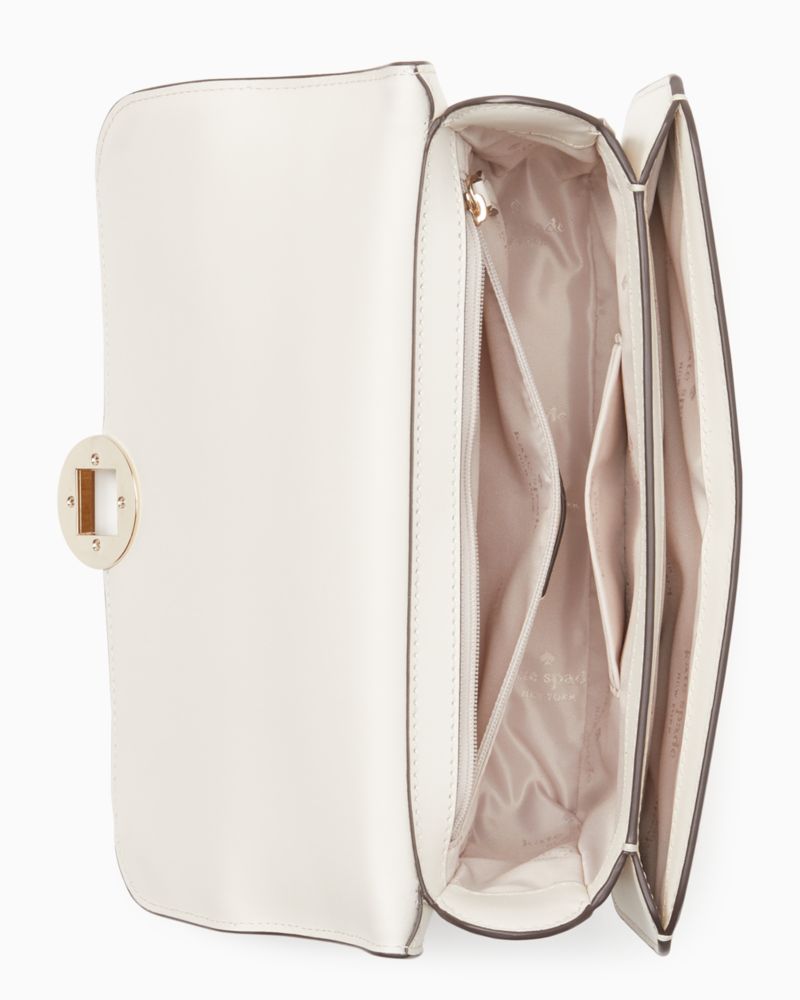 オードリー ストロー トップ ハンドル フラップ クロスボディ