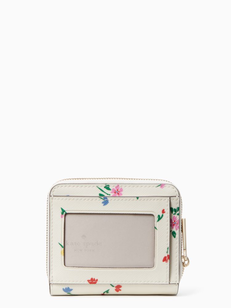 Kate Spade Staci Garden Bouquet Floral Medium Satchel Saffiano