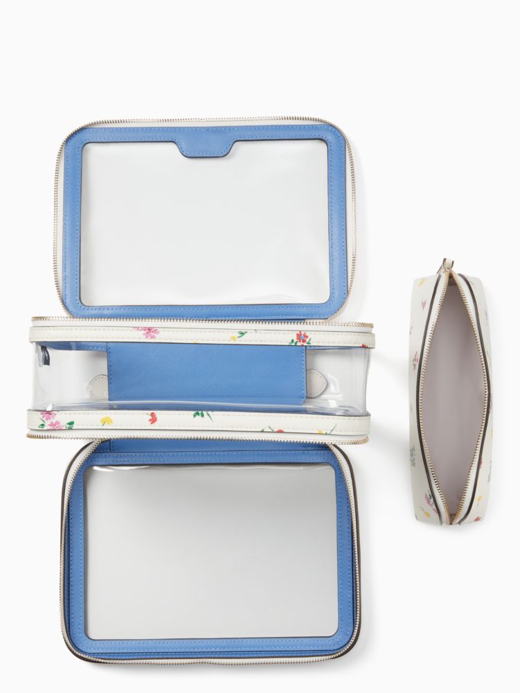 Kate spade best sale clear makeup bag