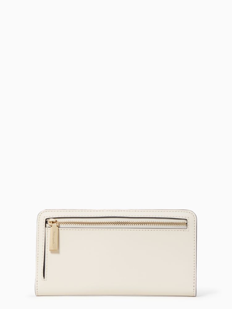 Kate Spade,Large Slim Bifold Butterfly Wallet,