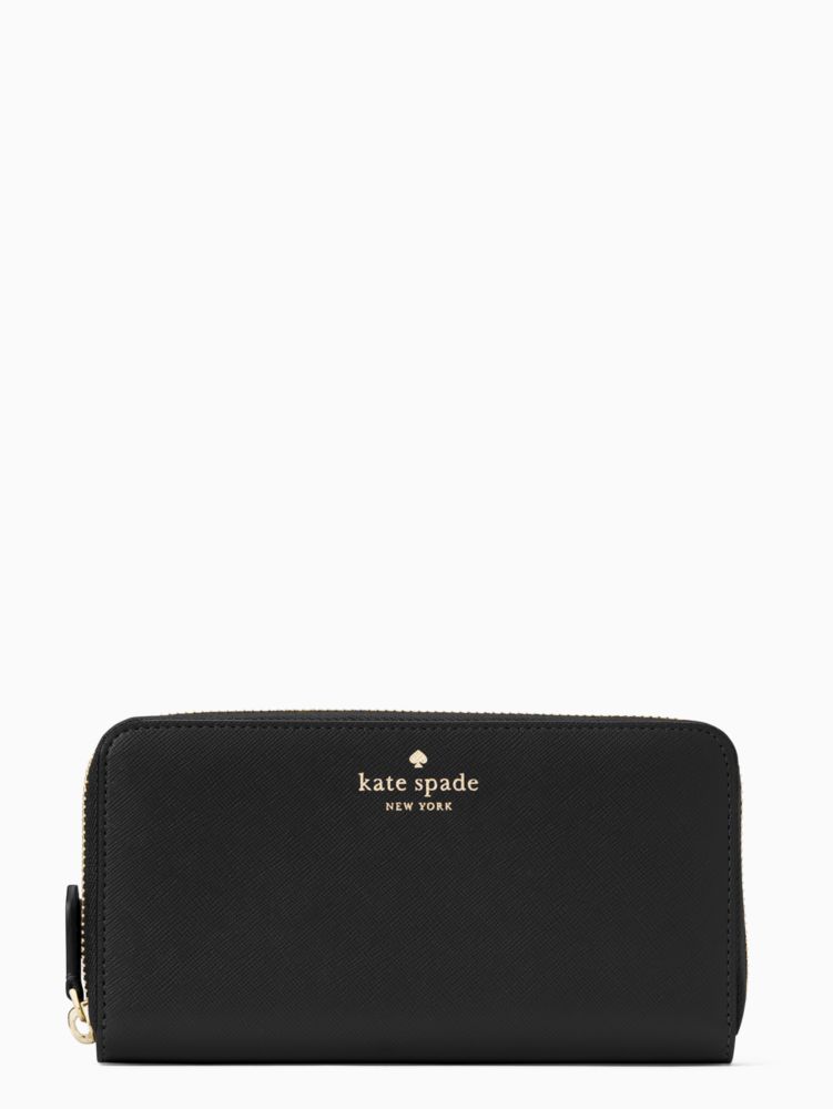 Kate Spade,Dana Large Continental Wallet,Black