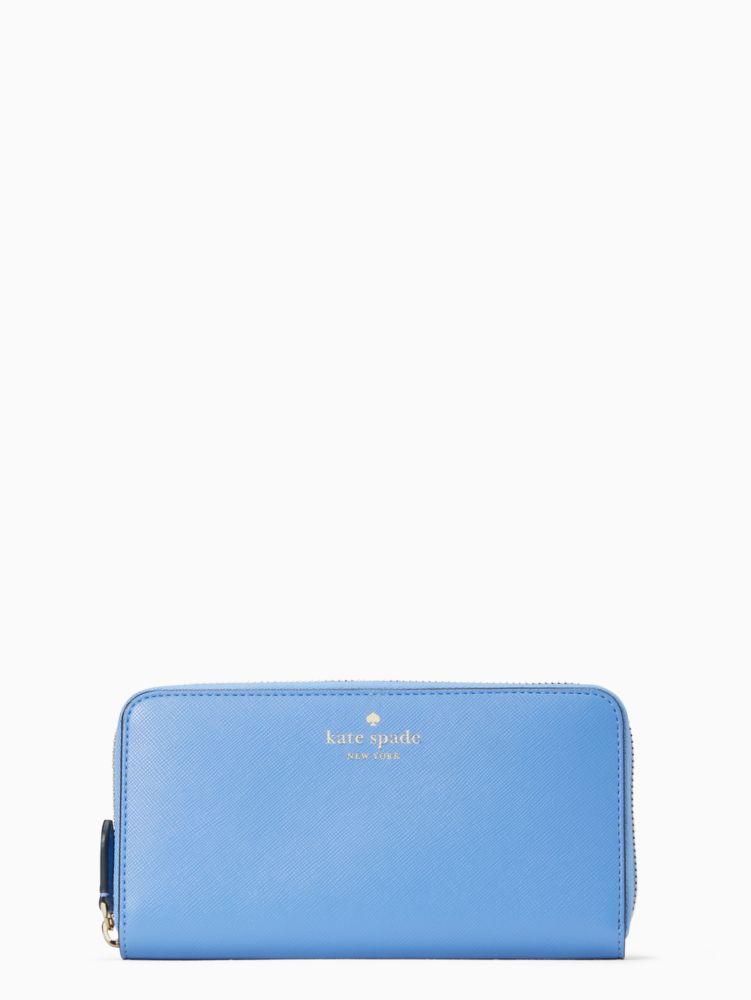 Kate Spade,ダナ ラージ コンチネンタル ウォレット,財布小物,ディープコーンフラワー