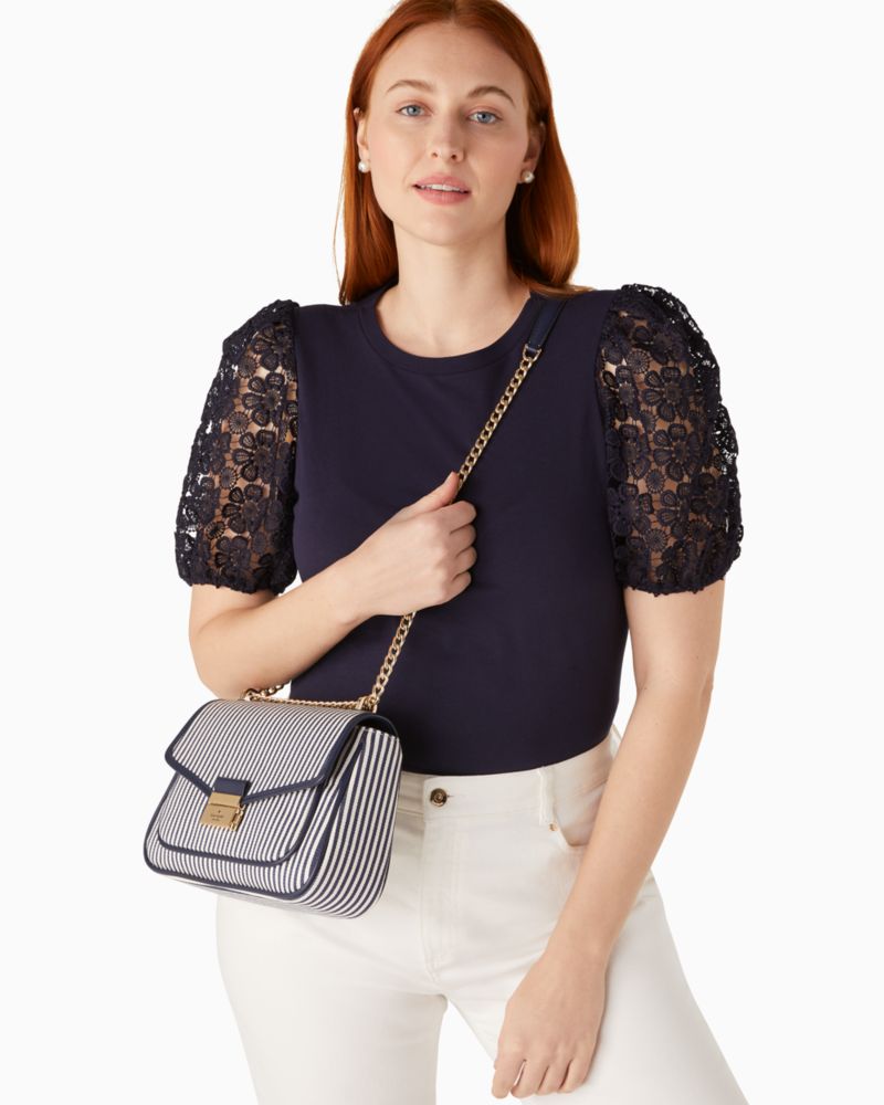 Carey Medium Flap Shoulder Bag