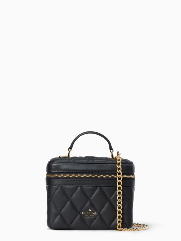 Kate Spade,Carey Trunk Crossbody,Black