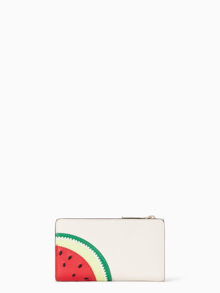 Watermelon Small Slim Bifold Wallet | Kate Spade Outlet