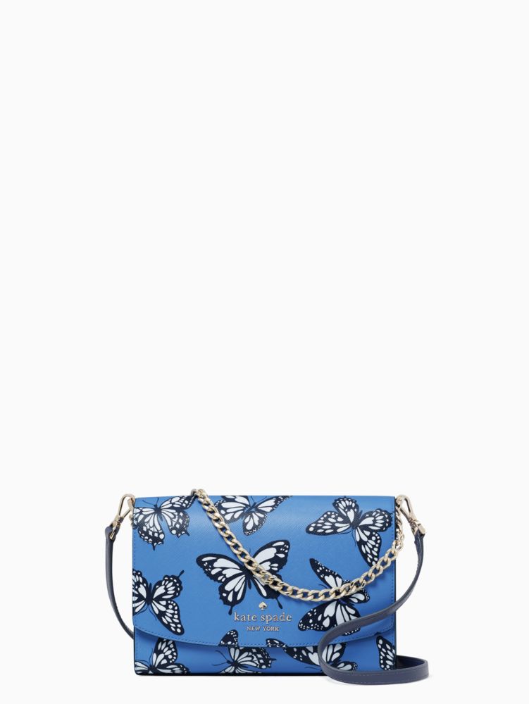 Kate Spade Carson Flutter Hearts Printed Crossbody Bag & Purse