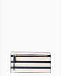 Kate Spade,Marlee Large Slim Bifold Wallet,Parisian Navy Multi