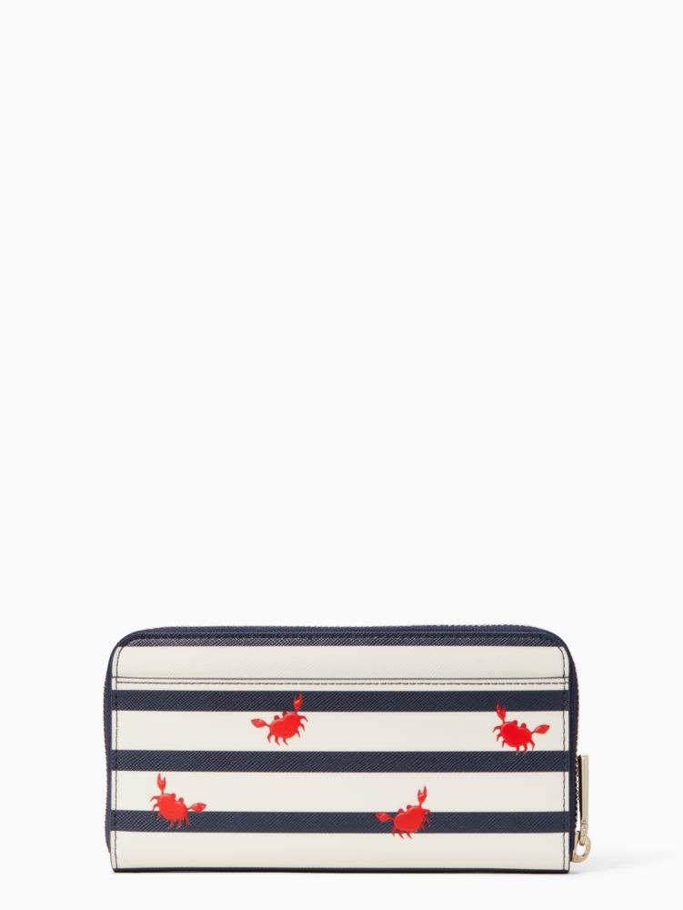 Kate Spade,Pinch Me Crab Large Continental Wallet,