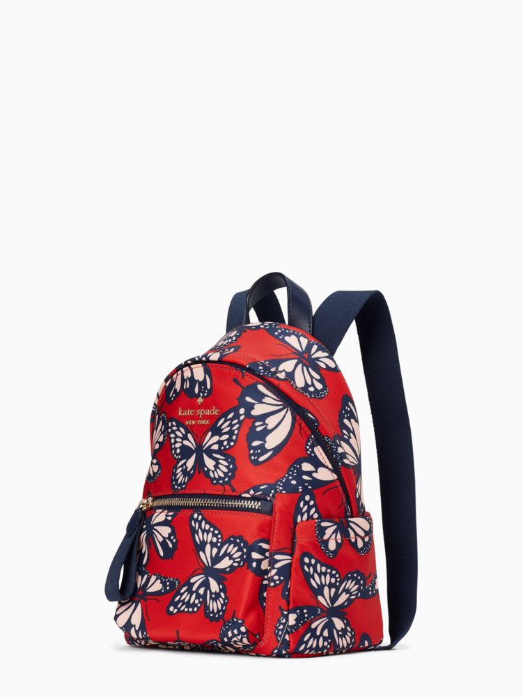 Kate Spade,chelsea the little better butterfly toss printed mini backpack,Multi